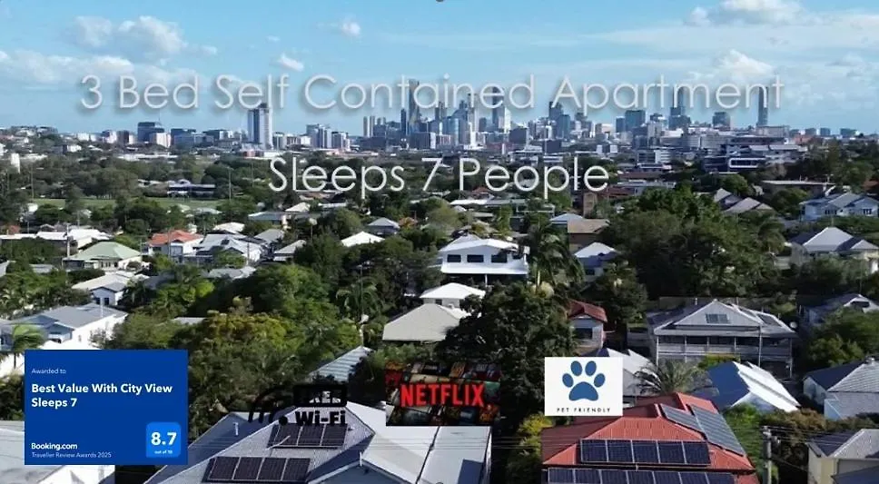 Best Value With City View Sleeps 7 Brisbane